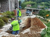 울주군 범서읍 행정복지센터, 사회복지공동모금회 후원으로 상수도 급수공사 추진