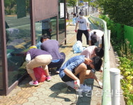 울산 동구 대송동 행정복지센터, 이면도로 잡초제거 등 봉사활동 운영
