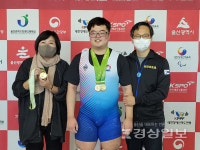 [제42회 전국장애인체전]4년연속 3관왕 강원호, 