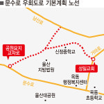 옥동→남산로, 직통 문수로 우회道 확정