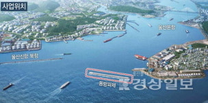 울산신항 동방파제 25년만에 보강