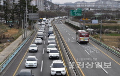 만성 교통체증 국도 24호선 가보니, 최근 2주간 평일 낮에도 통행량 증가