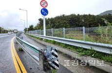 오토밸리로 자전거도로 이물질 안전 위협