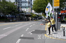 [르포]6년만에 재개된 전국민 민방위훈련, 사이렌·도로 통제에 시민들 우왕좌왕