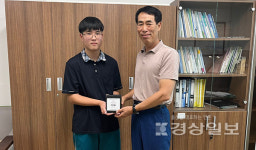 울주 중부청소년수련관 청소년 동아리 커피재공, 범서중과 구영중 방문해 감사의 마음 담은 선물 전달 