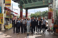 동울산세무서, 전통시장 현장소통 간담회 및 장보기 행사 가져