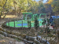 울산 동구 명덕호수공원 놀이터 개장 차일피일