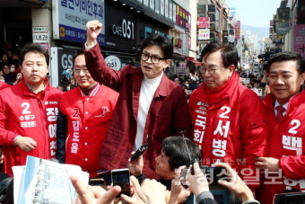 낙동강벨트 찾은 한동훈 