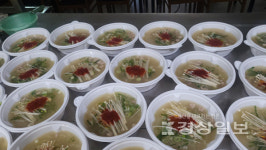 오리요리 전문점 노방촌, 재가시각장애인 30세대에 매월 반찬1종 후원