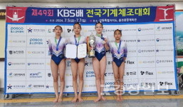 스포츠과학중·고교 체조선수단, 전국대회 선전