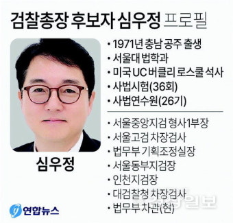 윤 대통령, 검찰총장 후보자에 심우정 지명