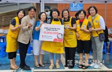 대한적십자사봉사회 울산 동구지구협의회, 희망장애인보호작업장에서 삼계탕 나눔 봉사활동 진행
