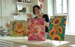 위메이크페인팅, 빨간고래와의 명화그리기 협업으로 팬들 사이에서 인기