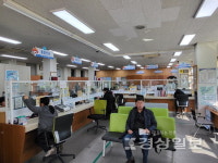 좁아터진 울산 북구 효문동 행정복지센터