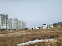 허허벌판 장기방치된 송정지구 학교부지