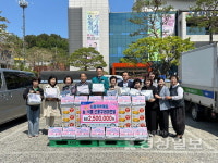 온양농협, 여성대학총동창회와 농·식품 꾸러미 후원
