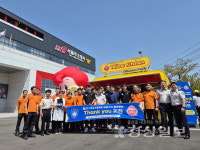 울산HD FC·오뚜기 소방 영웅 간식 먹고 힘내세요
