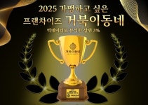 김해 거북이동네, 가맹하고 싶은 프랜차이즈 300에 선정