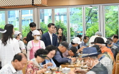함월노인복지관, 초복 맞이 삼계탕 나눔 행사