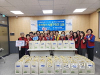 문수로타리클럽, 100만원 상당 식품 꾸러미 전달