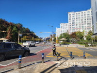 중구, 외솔초 앞 고원식 횡단보도 추진