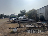 북구 공영주차장 캠핑카 이어 선박 점령