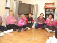 북이 영하보건진료소 웃음건강교실 웃음꽃 만발
