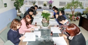 진천 백곡면 직원들, 지역발전 방향 모색
