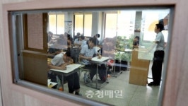 연합학력평가 실시…충북 1만3906명 응시