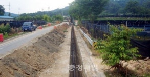 증평 내성리 먹는 물 걱정 끝