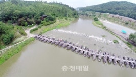 진천 농다리 새로운 볼거리 선사