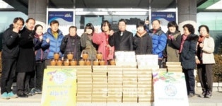 청주 오창읍 하늘농부 쌀·된장 기증