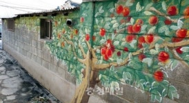 충주 지현동 칙칙한 골목길, 힐링 거리로
