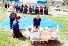 풍년 농사 꿈꾸며…천안 농어촌公 통수식