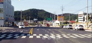 음성 감곡면사무소 앞 도로 확장