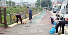 지현동 바살위, 충주천변 환경정화