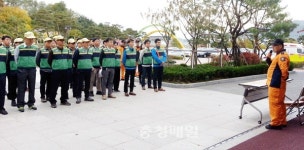 청주시 문예운영과·사직119안전센터 소방합동훈련