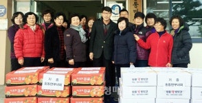 홍성군 홍동면 새마을부녀회, 경로당 위문