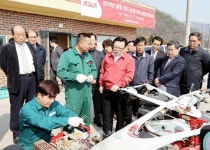 이동필 농림축산식품부 장관, 괴산 방문