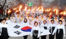 청주 문의 만세운동 횃불