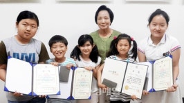 음성 쌍봉초등학교 강예은양 전국청소년충효실천대회 대상