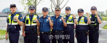 세종署 아름파출소, 호수공원서 방범활동