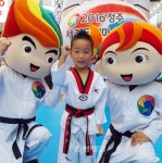 태권도 신동 강준구, 무예마스터십 게릴라 무예시연