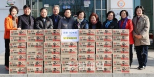 영동감리교회, 사랑의 라면 전달