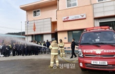 청양소방서, 화성면 전담의소대 발대