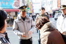청주 흥덕署, 전통시장 주변도로 주차허용 홍보