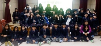 금산 추부면·추부중, 라온봉사단 발대