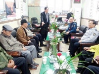 청주 상당署 남일파출소, 노인회 남일면분회 감사장 전달