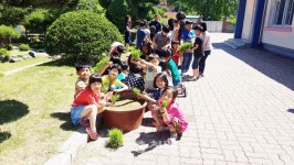 청주 가덕초, 모심기 체험