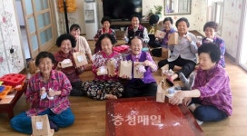 금산 청소년지원센터, 경로당서 자원봉사